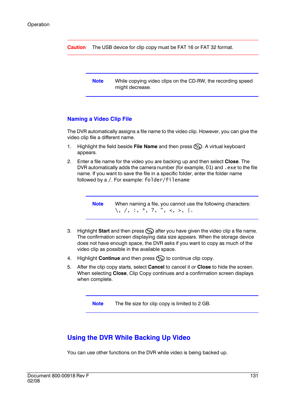 Using the dvr while backing up video | Honeywell HRSD16 User Manual | Page 131 / 160