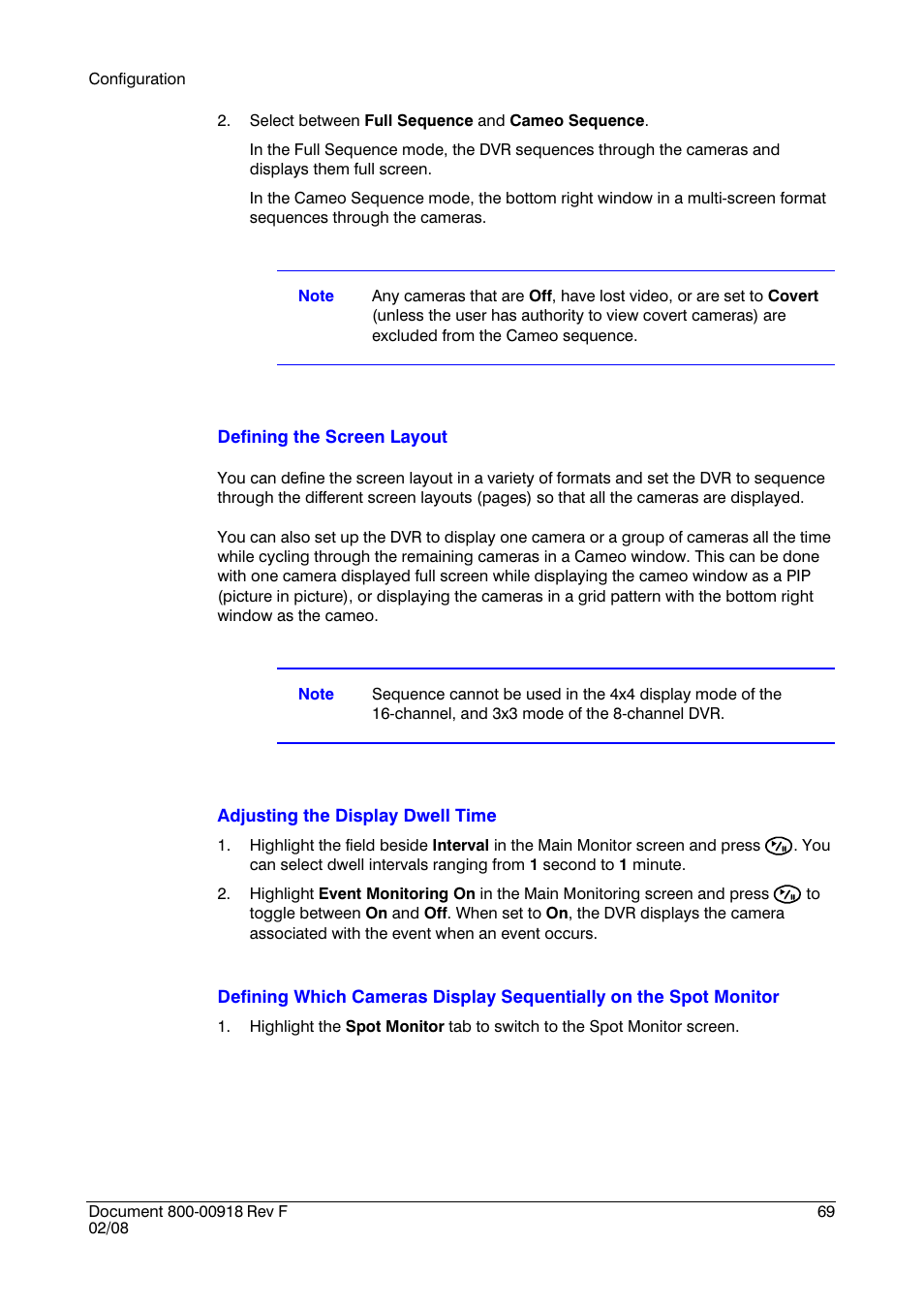 Honeywell HRSD16 User Manual | Page 69 / 160