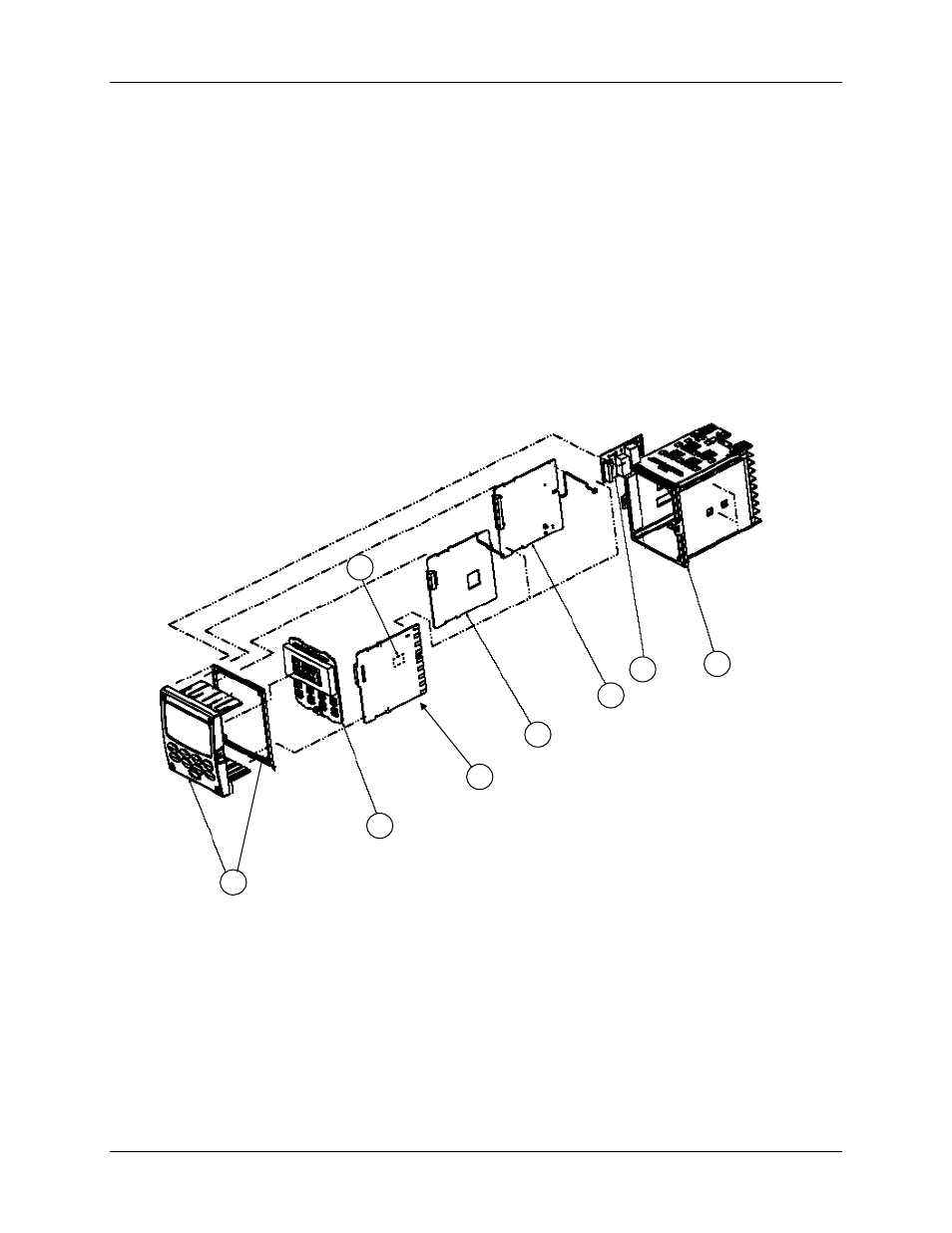 8 parts list, 1 exploded view, Figure 8-1) for | Honeywell UDC2500 User Manual | Page 191 / 243