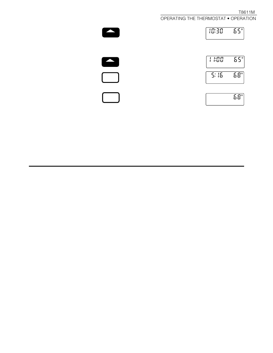 Operation | Honeywell CHRONOTHERM III T8611M User Manual | Page 27 / 32