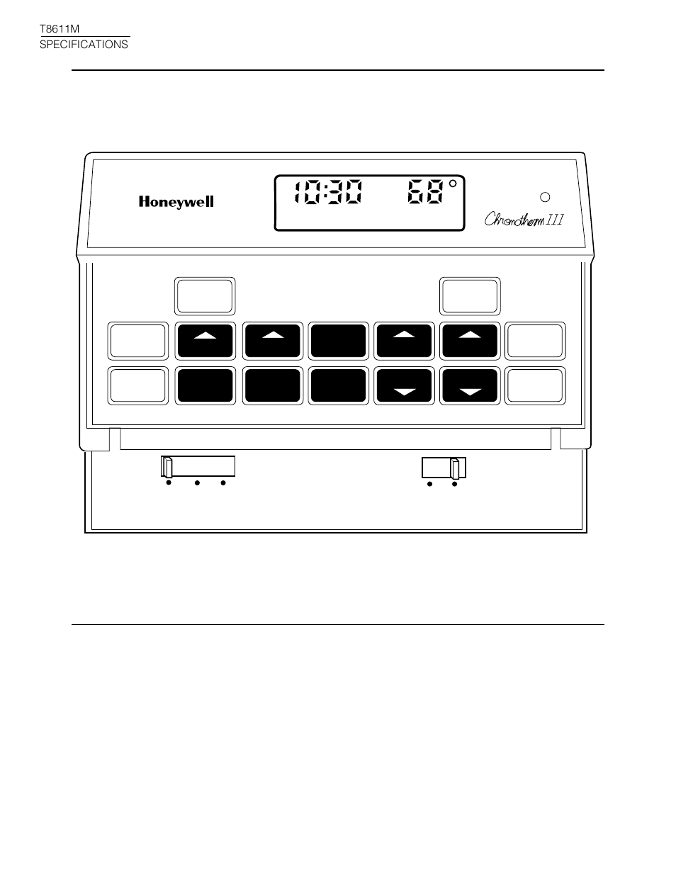 Honeywell CHRONOTHERM III T8611M User Manual | Page 4 / 32