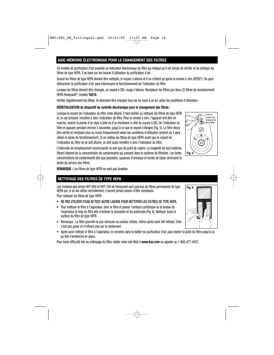 Honeywell HHT-090 User Manual | Page 10 / 20