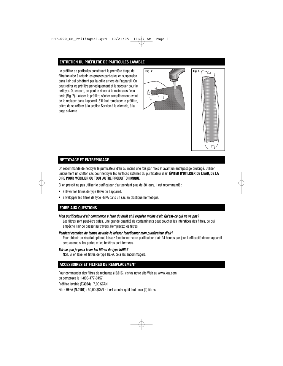 Honeywell HHT-090 User Manual | Page 11 / 20