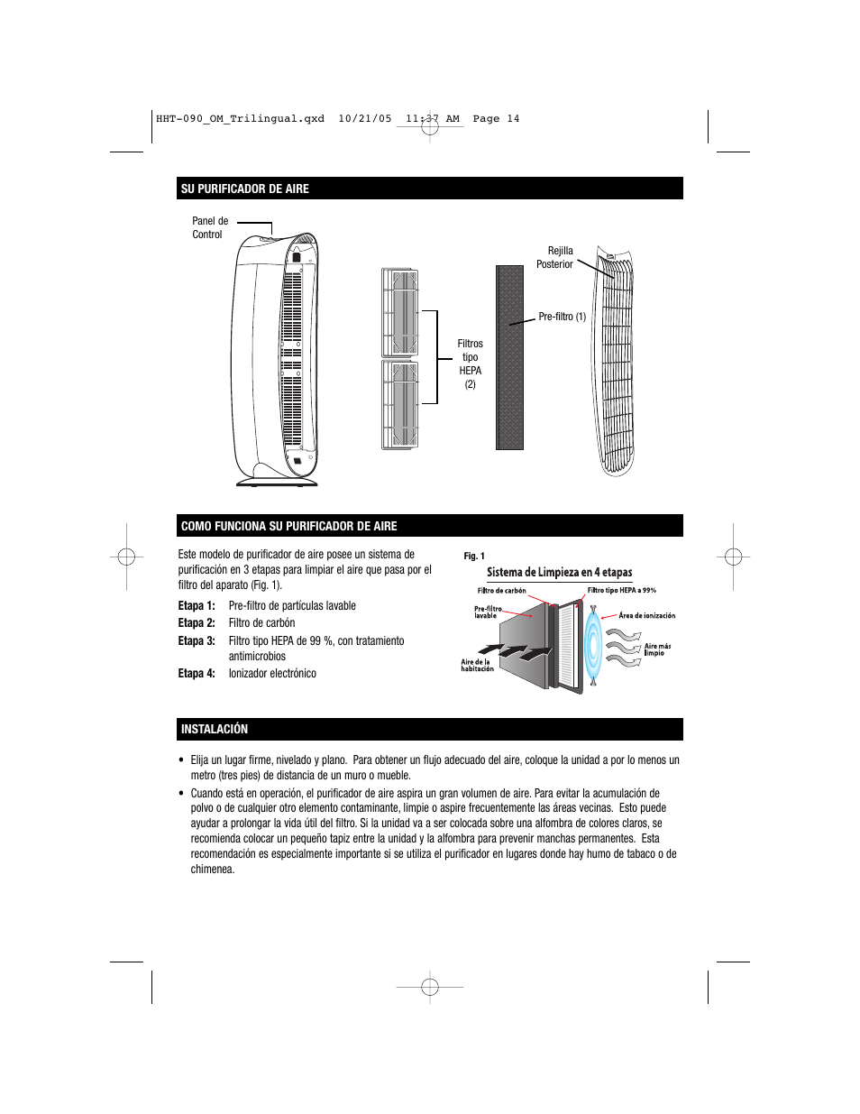 Honeywell HHT-090 User Manual | Page 14 / 20