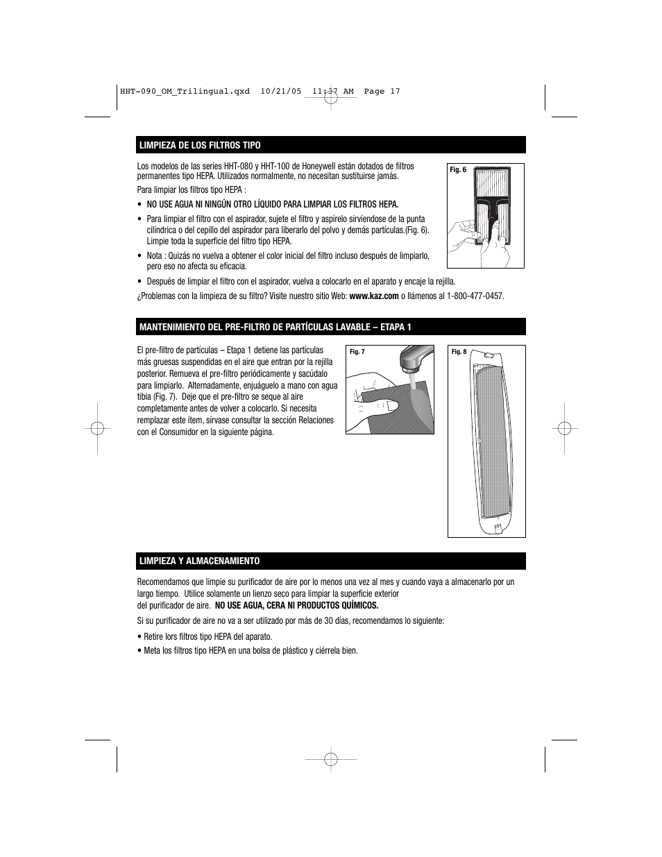 Honeywell HHT-090 User Manual | Page 17 / 20