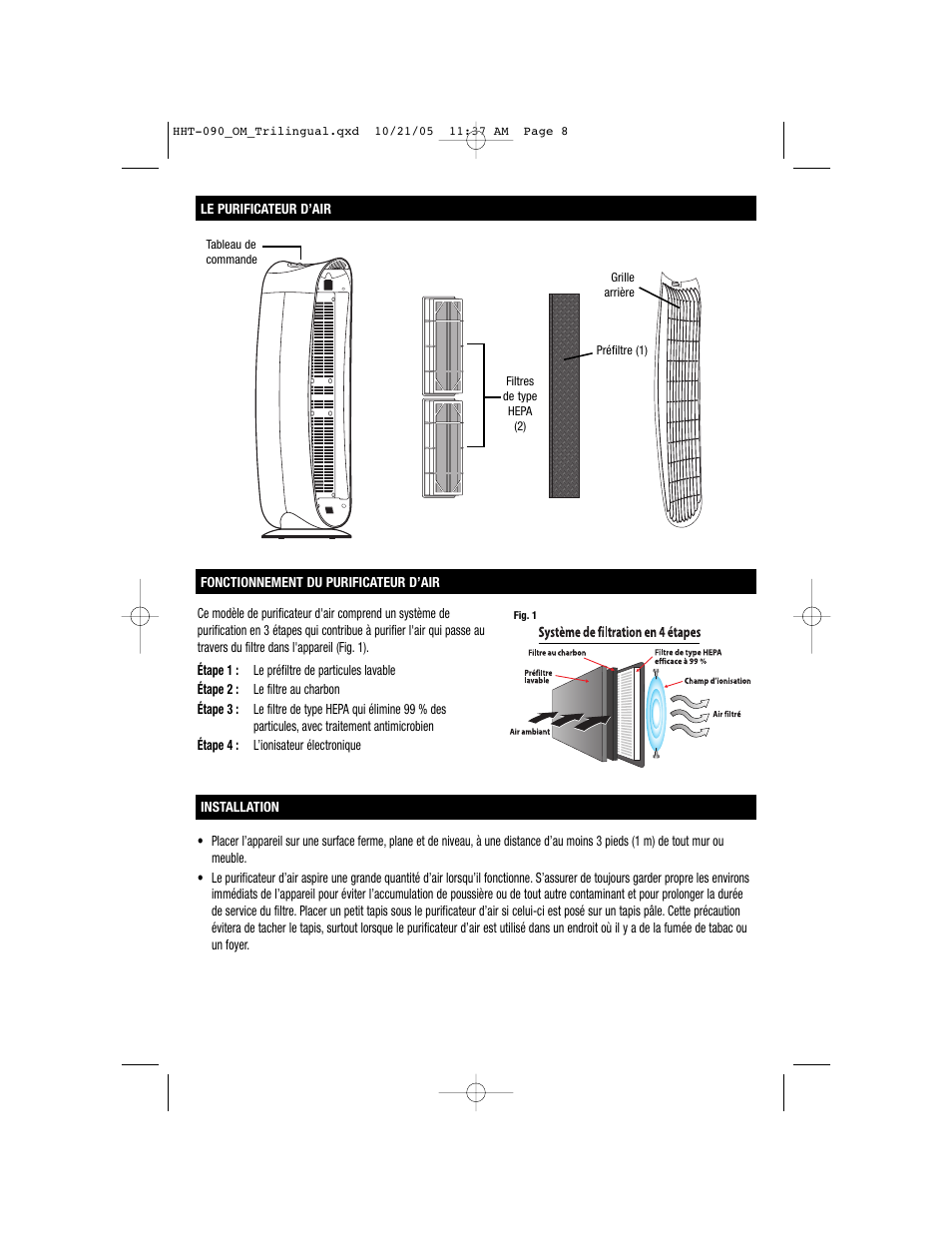 Honeywell HHT-090 User Manual | Page 8 / 20