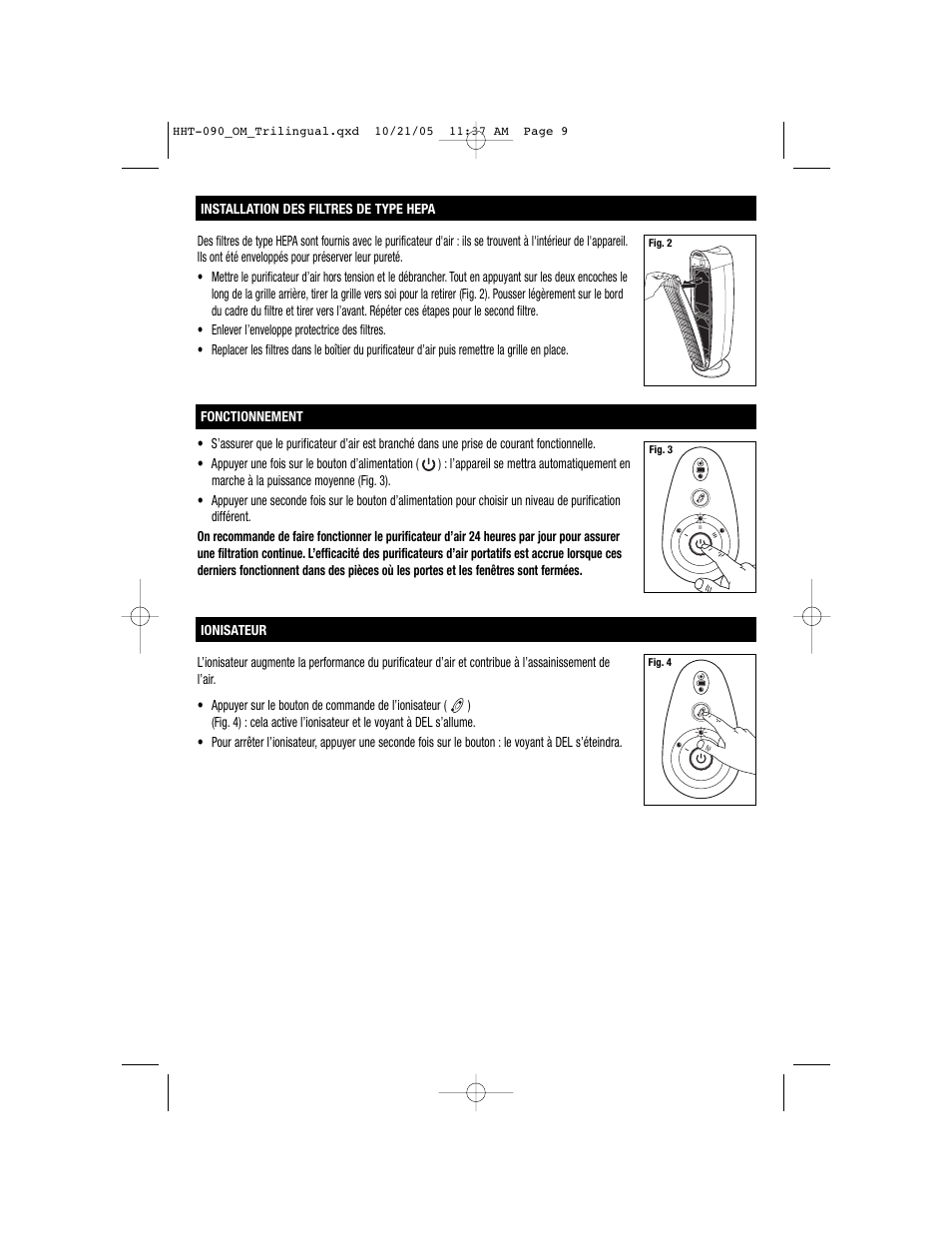 Honeywell HHT-090 User Manual | Page 9 / 20