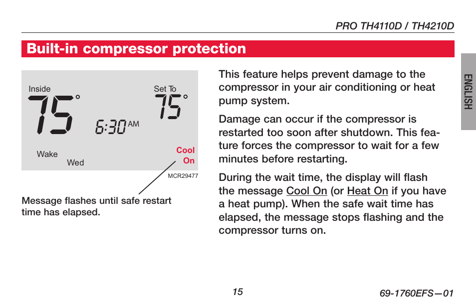 Honeywell PRO TH4000 User Manual | Page 17 / 72