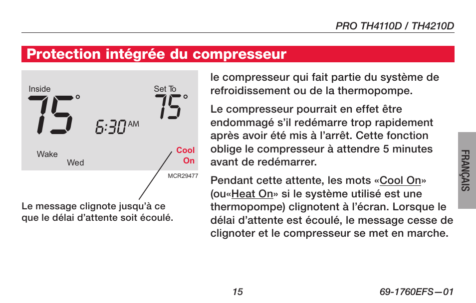 Honeywell PRO TH4000 User Manual | Page 41 / 72