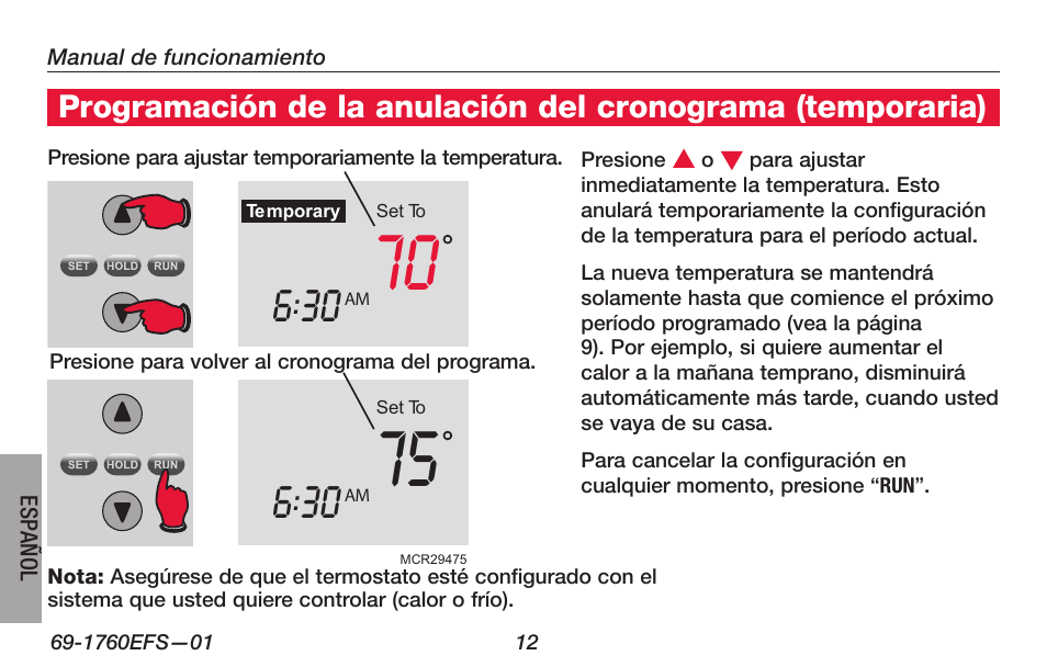 Honeywell PRO TH4000 User Manual | Page 62 / 72