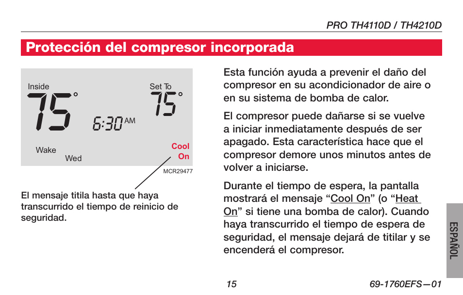 Honeywell PRO TH4000 User Manual | Page 65 / 72