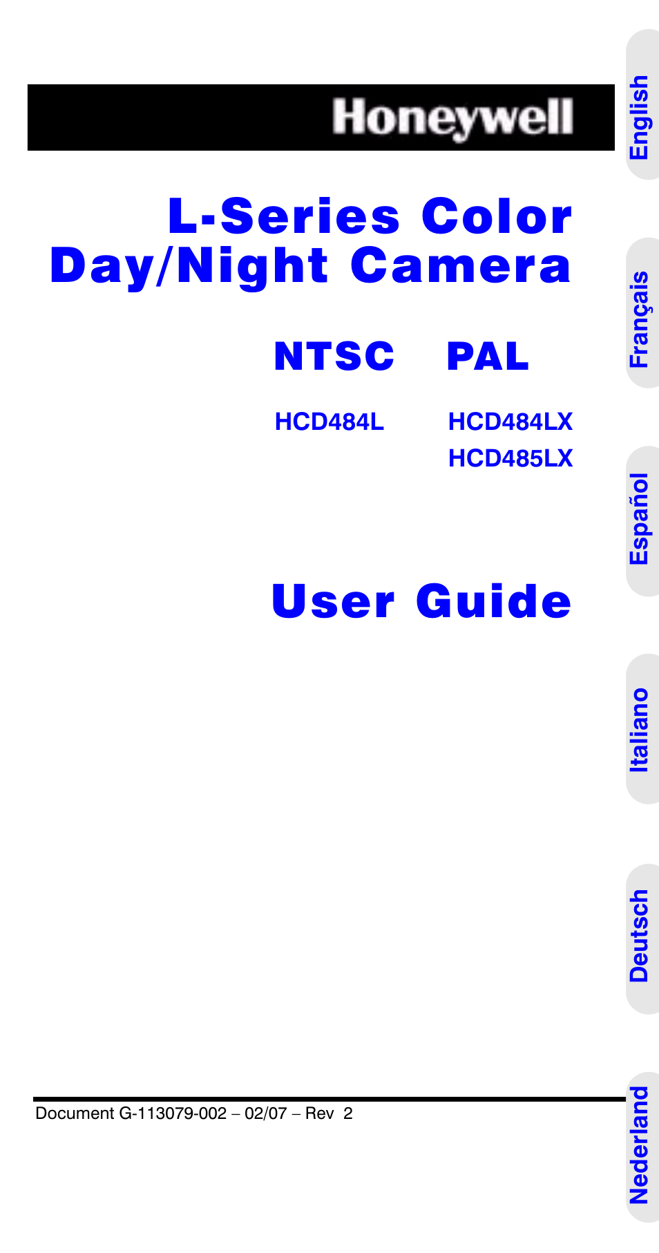 Honeywell HCD484L User Manual | 144 pages