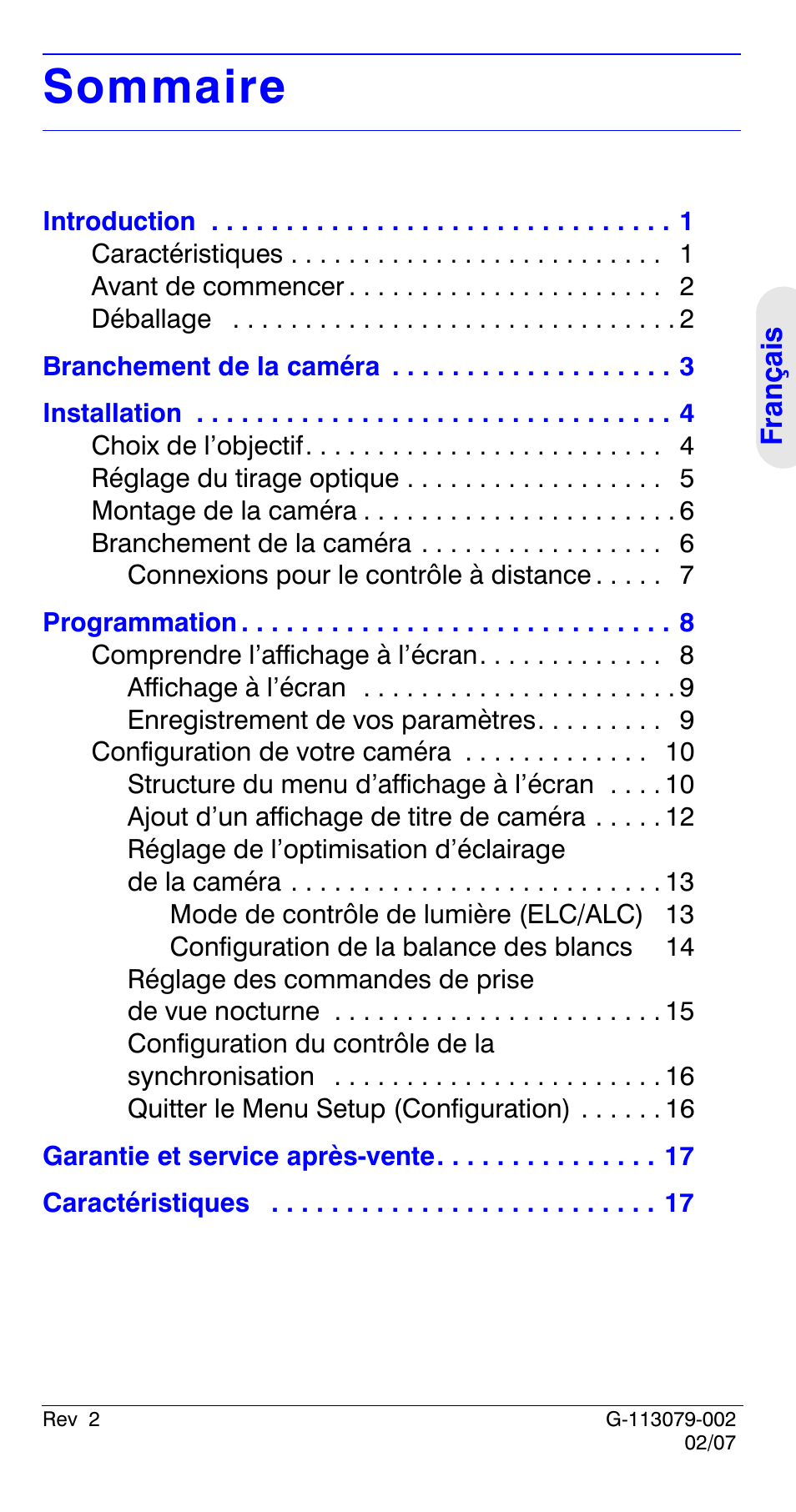 Sommaire | Honeywell HCD484L User Manual | Page 29 / 144