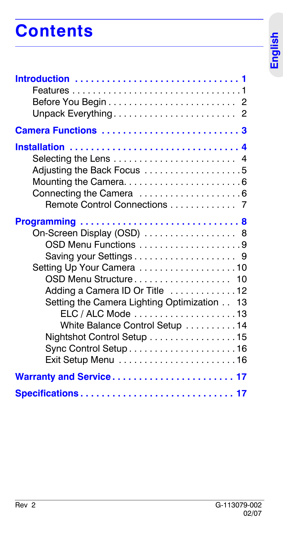 Honeywell HCD484L User Manual | Page 5 / 144