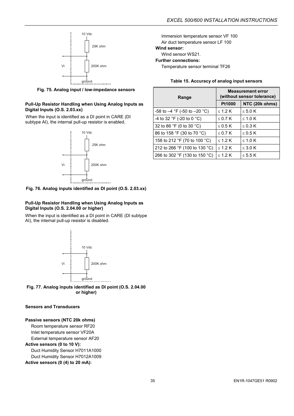 Honeywell Excell 500/600 Controll System 500-XCL5010 User Manual | Page 35 / 48