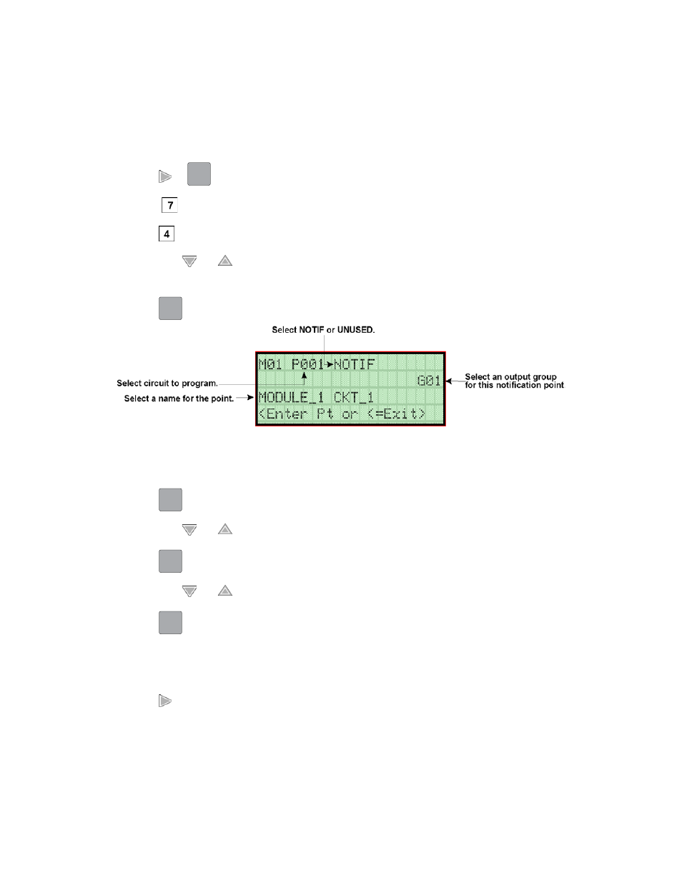 3 point programming for 5880 and 5865 modules, 1 assigning a name to points, 3 point programming for 5880 and 5865 modules -28 | 1 assigning a name to points -28, N 7.6.3 | Honeywell INTELLIKNIGHT 5820XL User Manual | Page 153 / 244