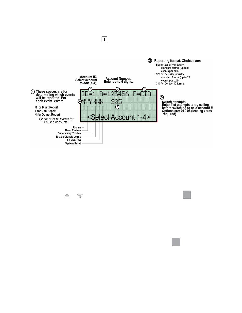 1 edit accounts, 1 edit accounts -31 | Honeywell INTELLIKNIGHT 5820XL User Manual | Page 156 / 244