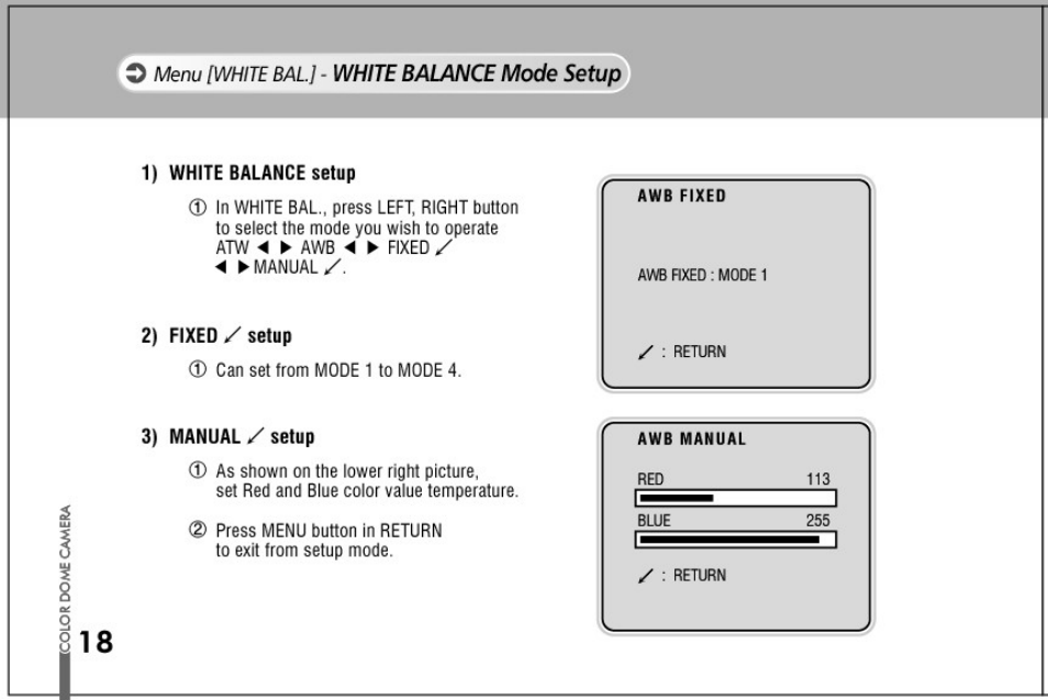 2) fixed/setup, 3) manual / setup, S 1 8 | Honeywell HD61 User Manual | Page 18 / 40