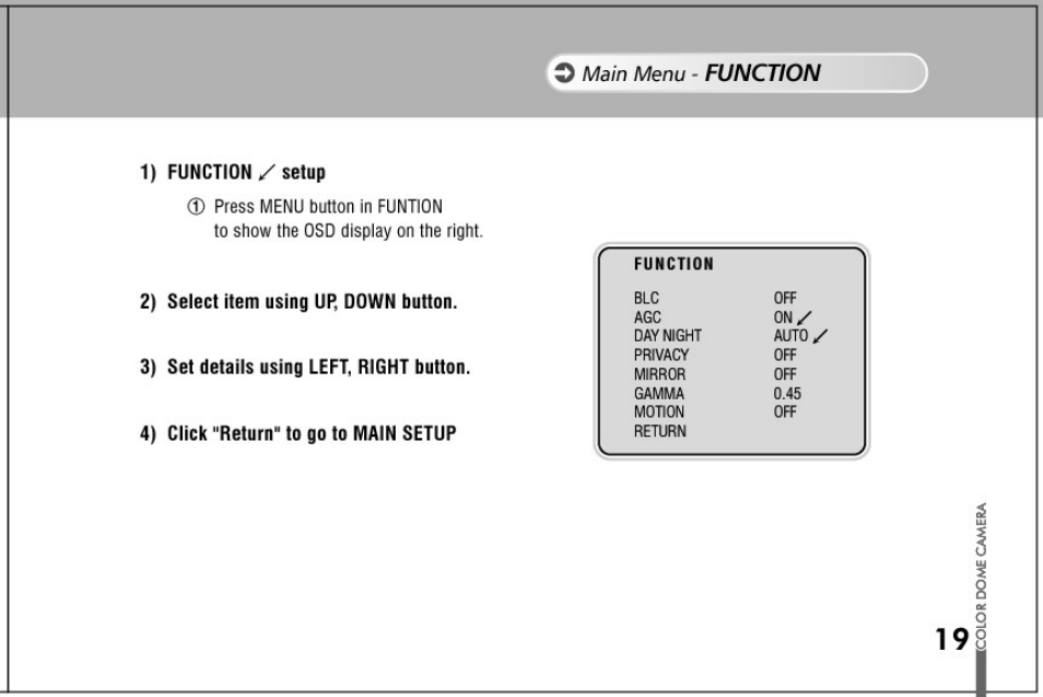 Function | Honeywell HD61 User Manual | Page 19 / 40