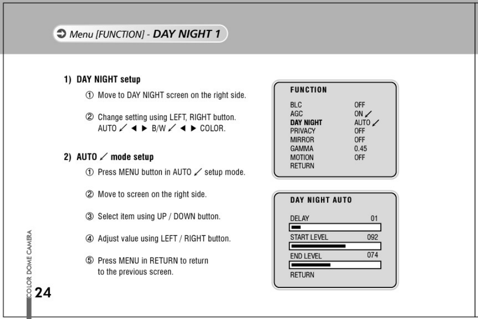 Day night 1 | Honeywell HD61 User Manual | Page 24 / 40