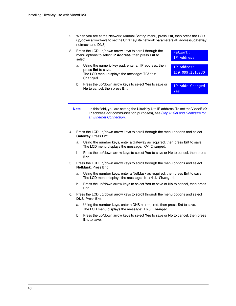Honeywell ULTRAKEY LITE HJC5000 User Manual | Page 40 / 72
