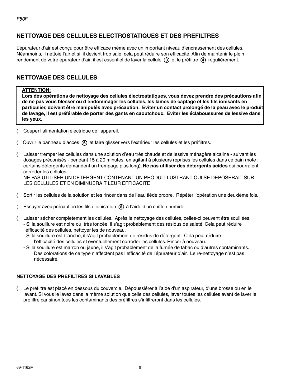 Honeywell F50F User Manual | Page 10 / 26