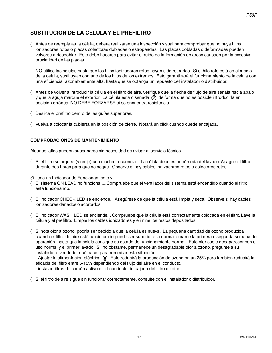 Honeywell F50F User Manual | Page 19 / 26