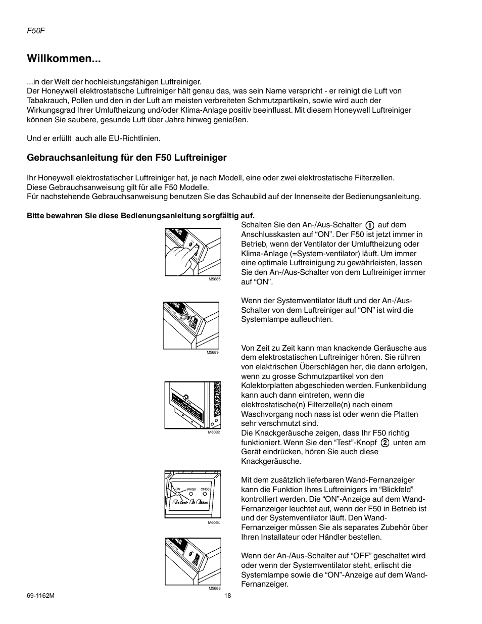 Willkommen | Honeywell F50F User Manual | Page 20 / 26