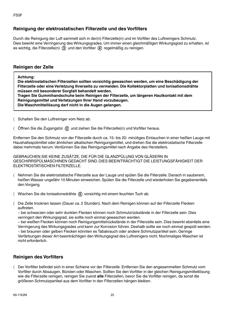Honeywell F50F User Manual | Page 22 / 26