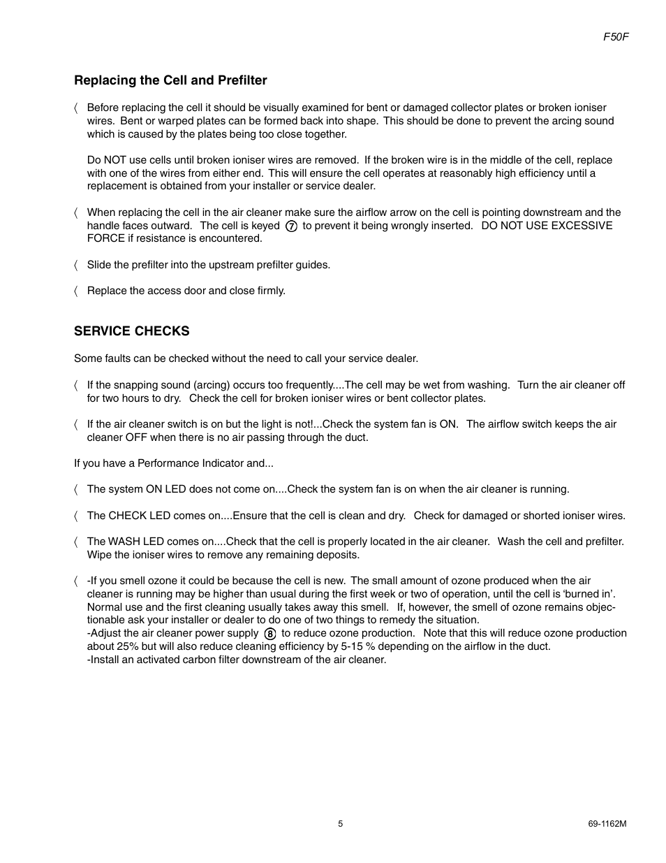 Honeywell F50F User Manual | Page 7 / 26