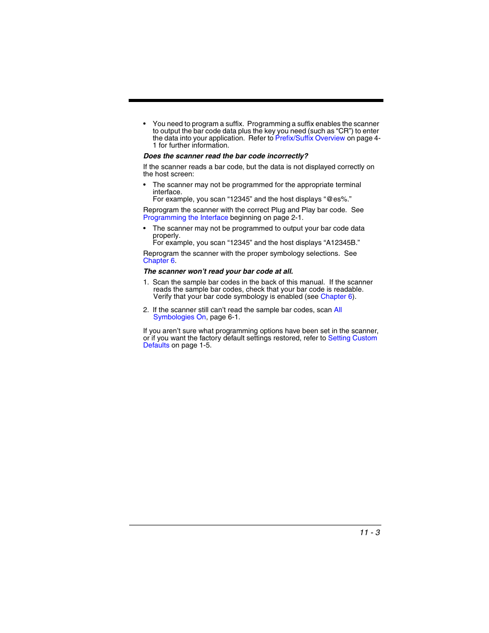 Honeywell VOYAGER 1250G User Manual | Page 221 / 240