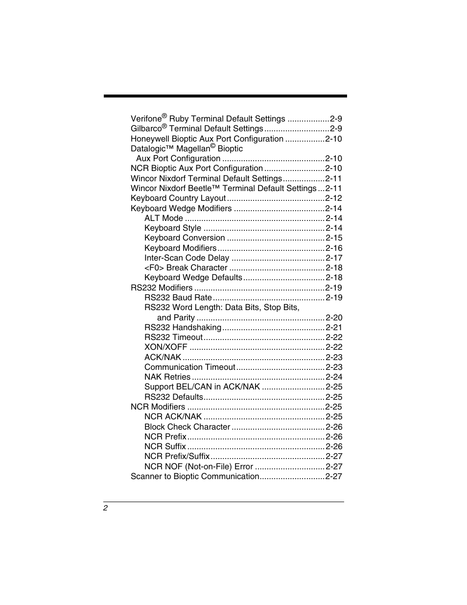 Honeywell VOYAGER 1250G User Manual | Page 4 / 240