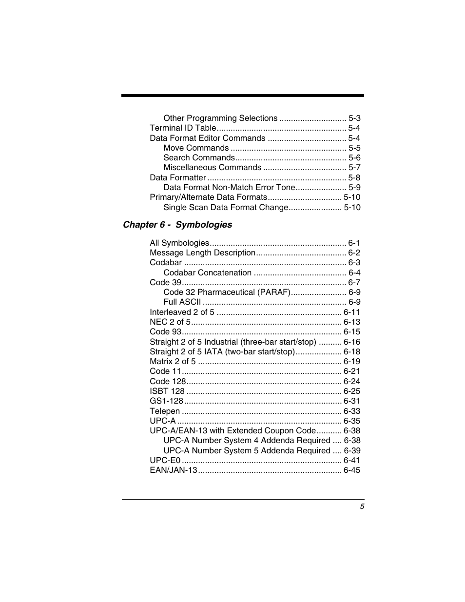 Honeywell VOYAGER 1250G User Manual | Page 7 / 240