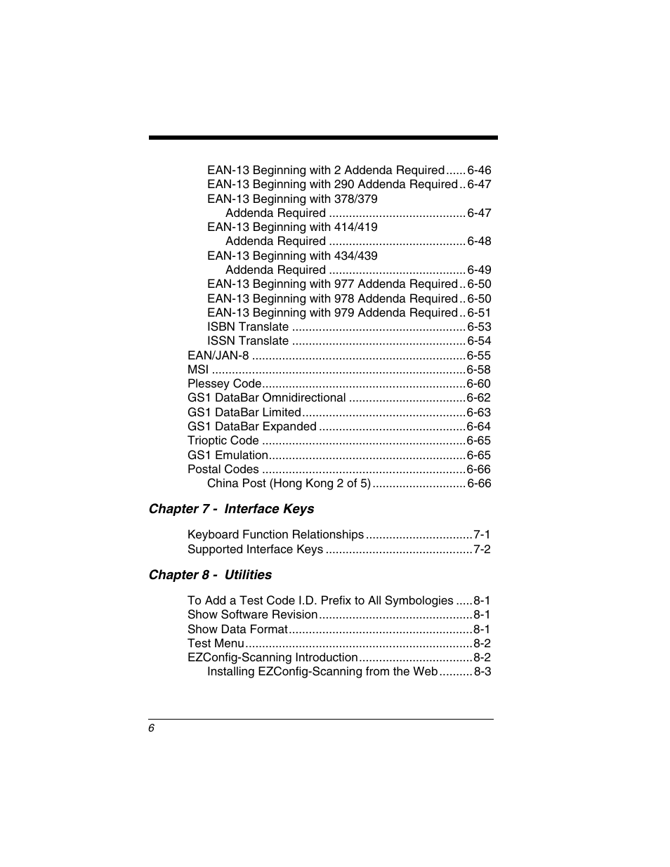 Honeywell VOYAGER 1250G User Manual | Page 8 / 240