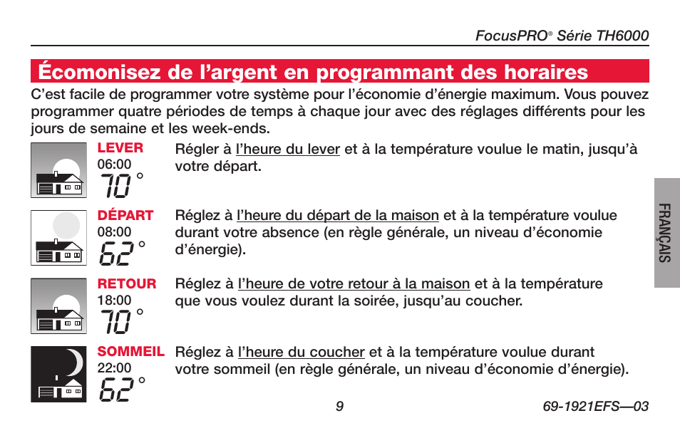 Honeywell FocusPRO TH6000 Series User Manual | Page 37 / 80