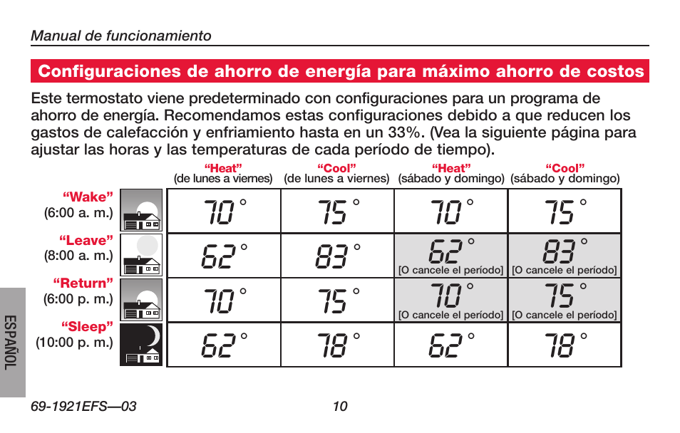 Honeywell FocusPRO TH6000 Series User Manual | Page 64 / 80