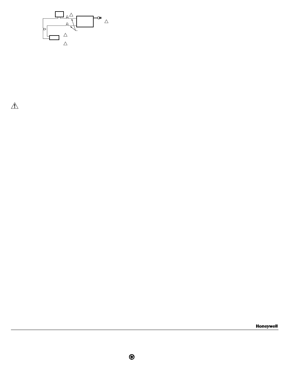 Caution, Plumbing saddle valve, Checkout | Honeywell TRADELINE HE360 User Manual | Page 2 / 2