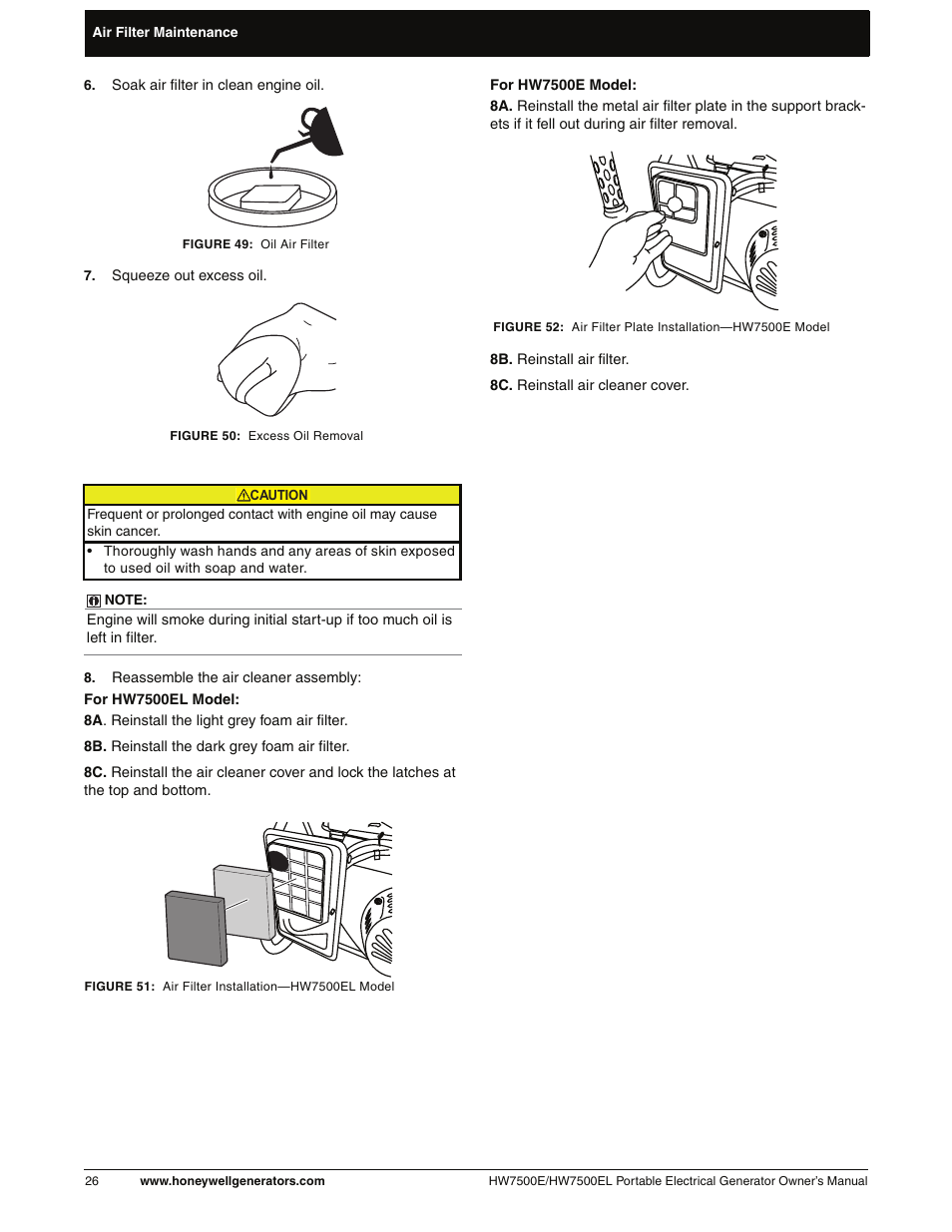 Honeywell HW7500EL User Manual | Page 32 / 94