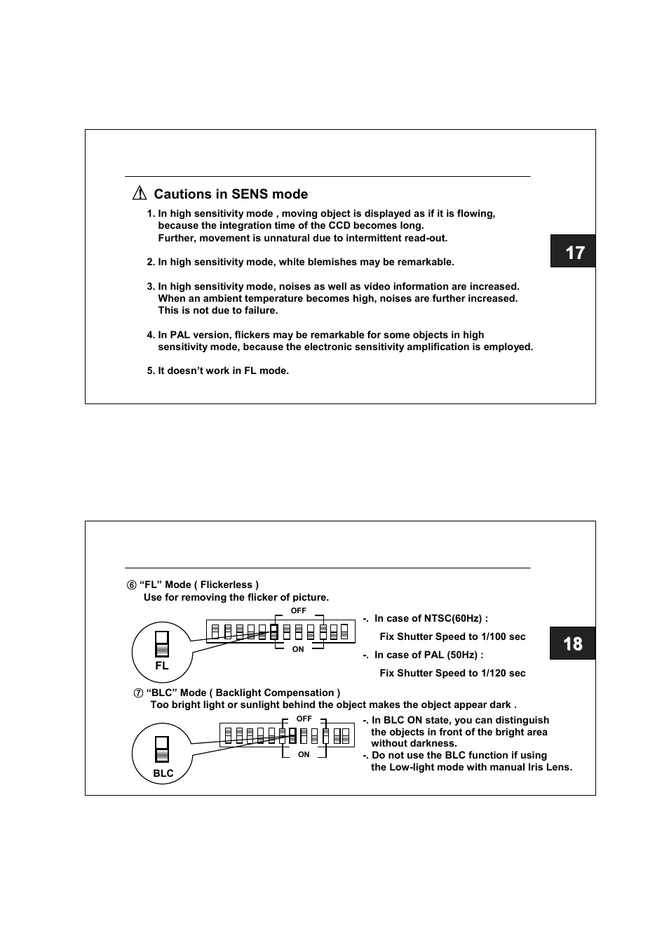 Cautions in sens mode | Honeywell GC-715P24 User Manual | Page 11 / 14