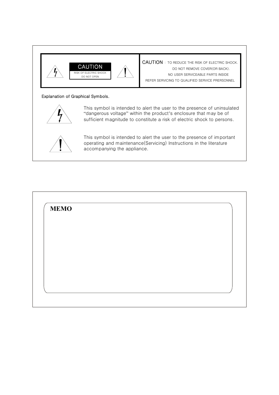 Caution | Honeywell GC-715P24 User Manual | Page 2 / 14