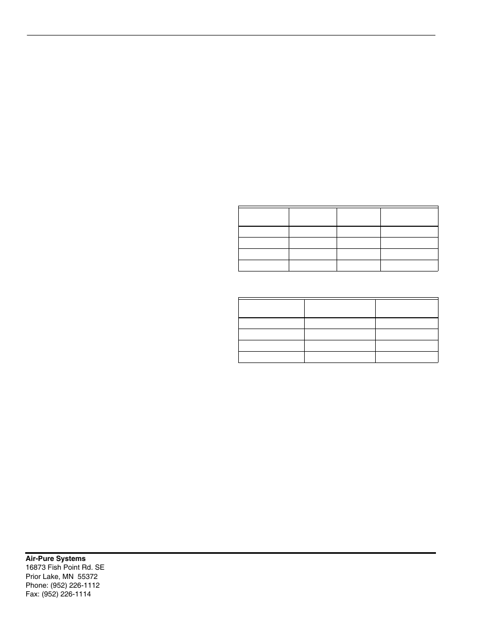 Specifications | Honeywell F112C User Manual | Page 2 / 2