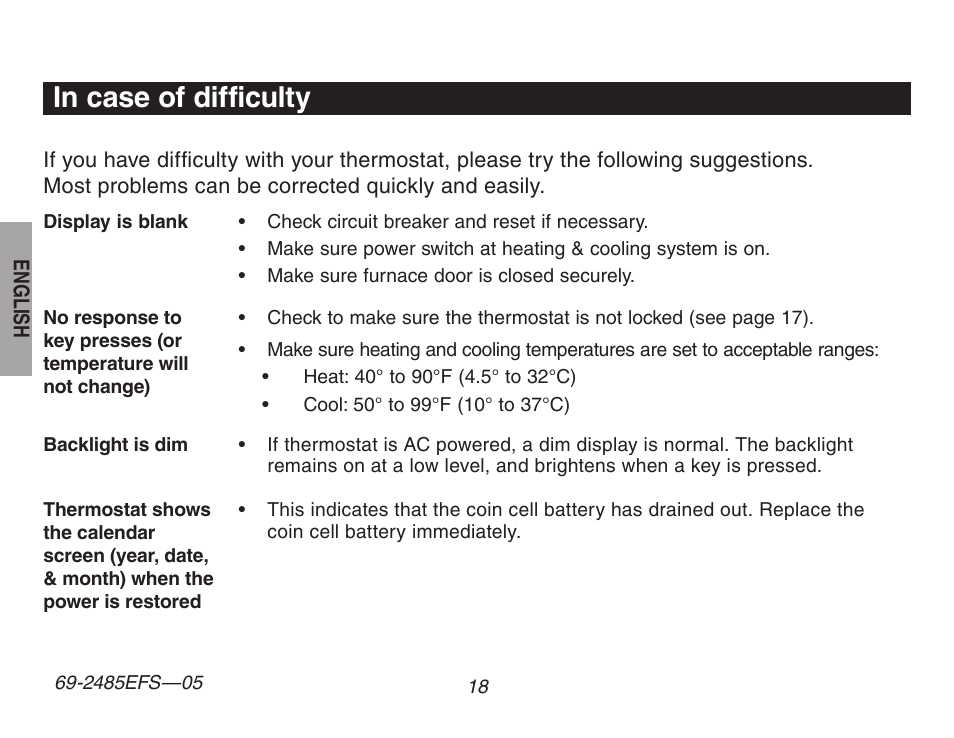 Honeywell TH8320ZW User Manual | Page 20 / 72