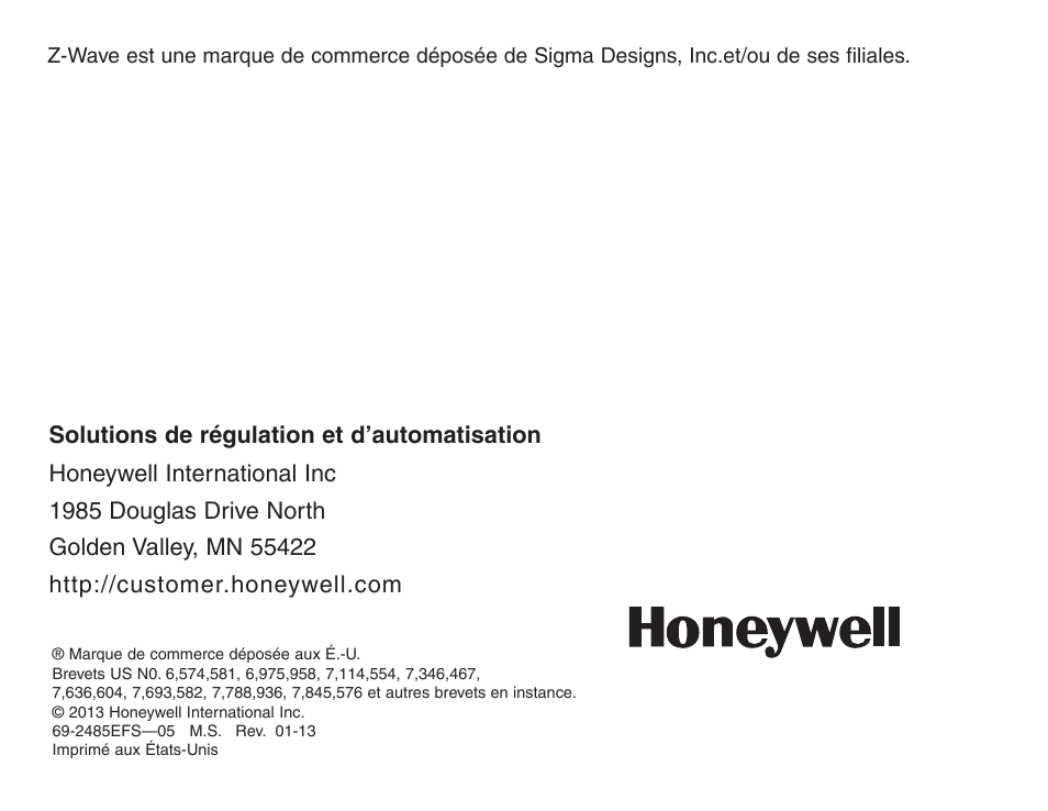 Honeywell TH8320ZW User Manual | Page 48 / 72