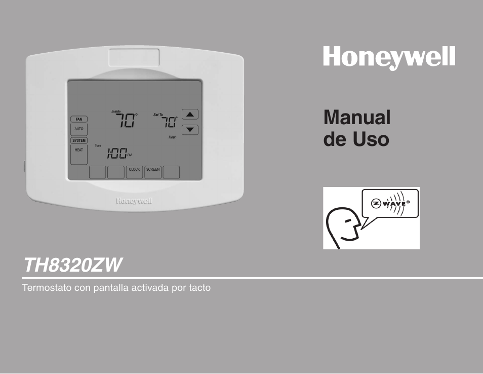 Manual de uso, Th8320zw | Honeywell TH8320ZW User Manual | Page 49 / 72