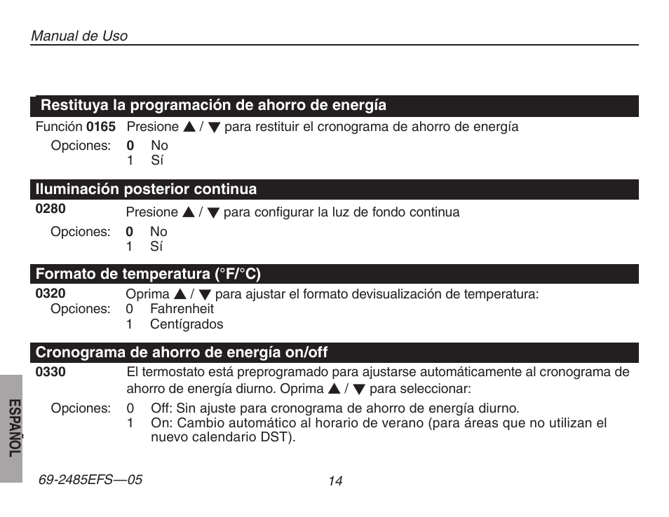 Honeywell TH8320ZW User Manual | Page 64 / 72