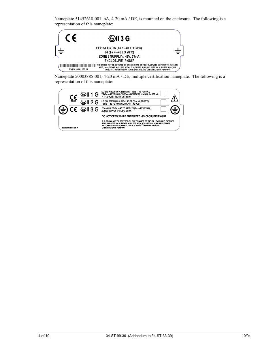 Honeywell ST 3000 User Manual | Page 118 / 126