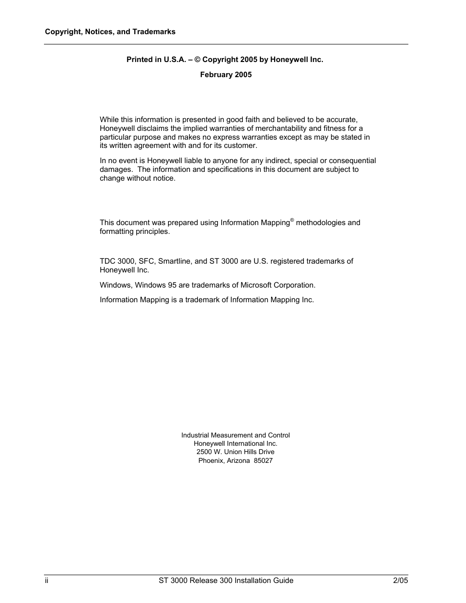 Honeywell ST 3000 User Manual | Page 2 / 126