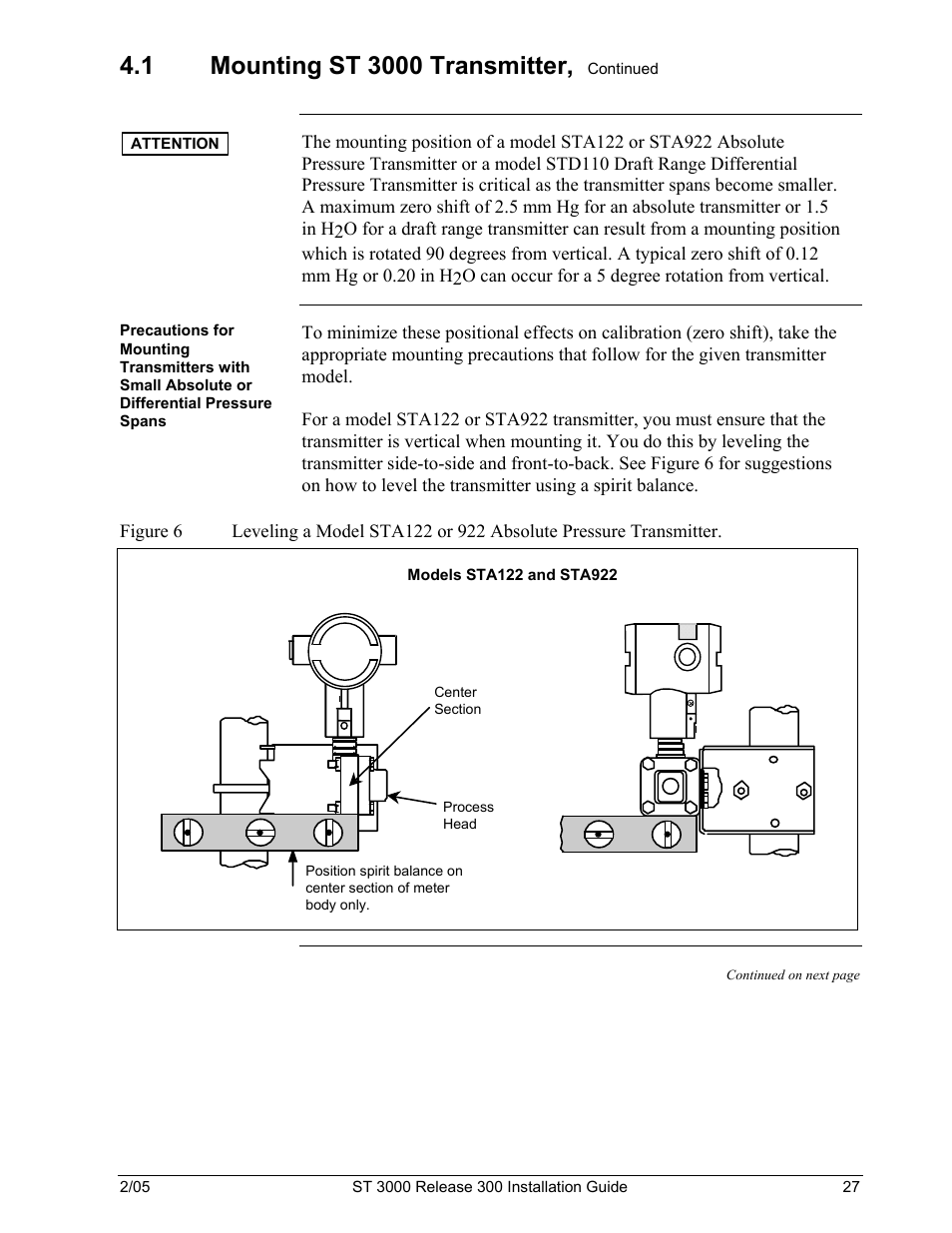 Figure 6 | Honeywell ST 3000 User Manual | Page 37 / 126