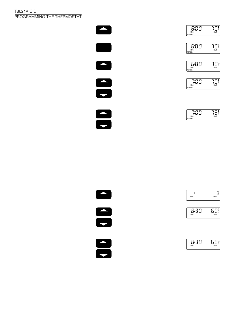 Honeywell CHRONOTHERM T8621A User Manual | Page 20 / 32