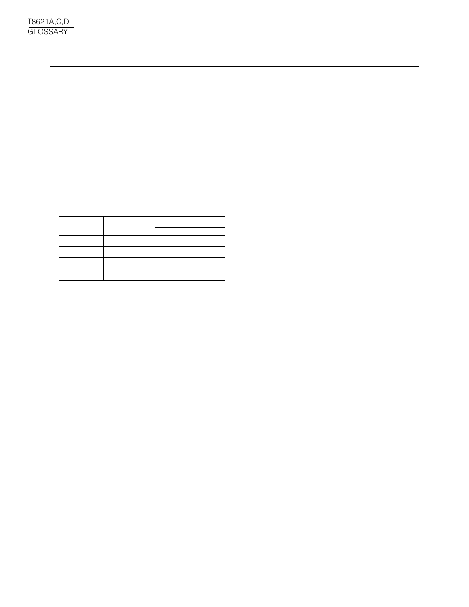 Glossary | Honeywell CHRONOTHERM T8621A User Manual | Page 30 / 32